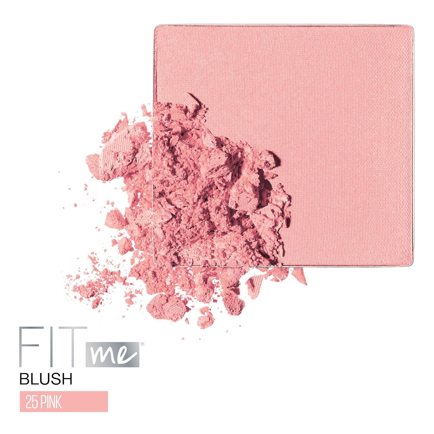 Fit Me Blush, Lightweight, Smooth, Blendable, Long-Lasting All-Day Face Enhancing Makeup Color, Pink, 1 Count
